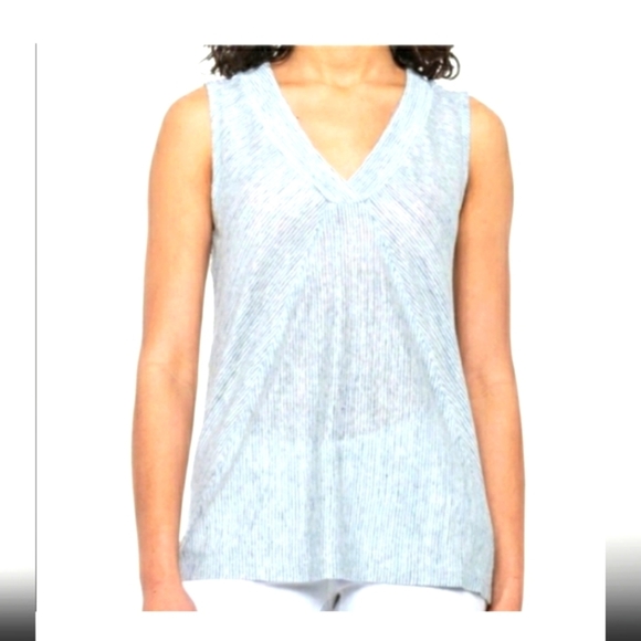Sigrid Olsen Tops - Sigrid Olson 100%linen aline swing top